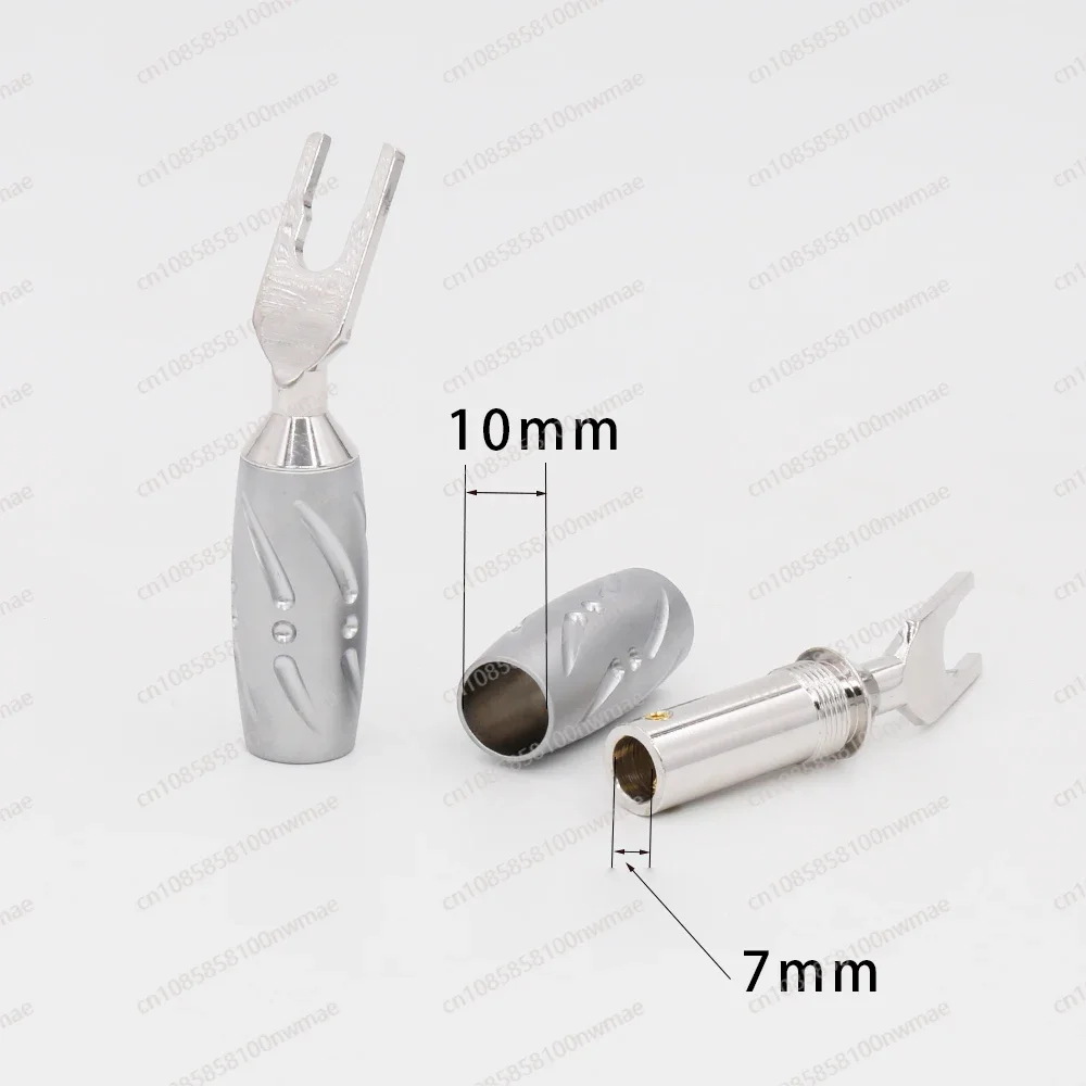 Viborg VS901 High Fidelity Speaker Cable With Viborg Pure Copper Banana Plug Biwire Speaker Cable for HiFi, Home Cinema 2/2.5/3M