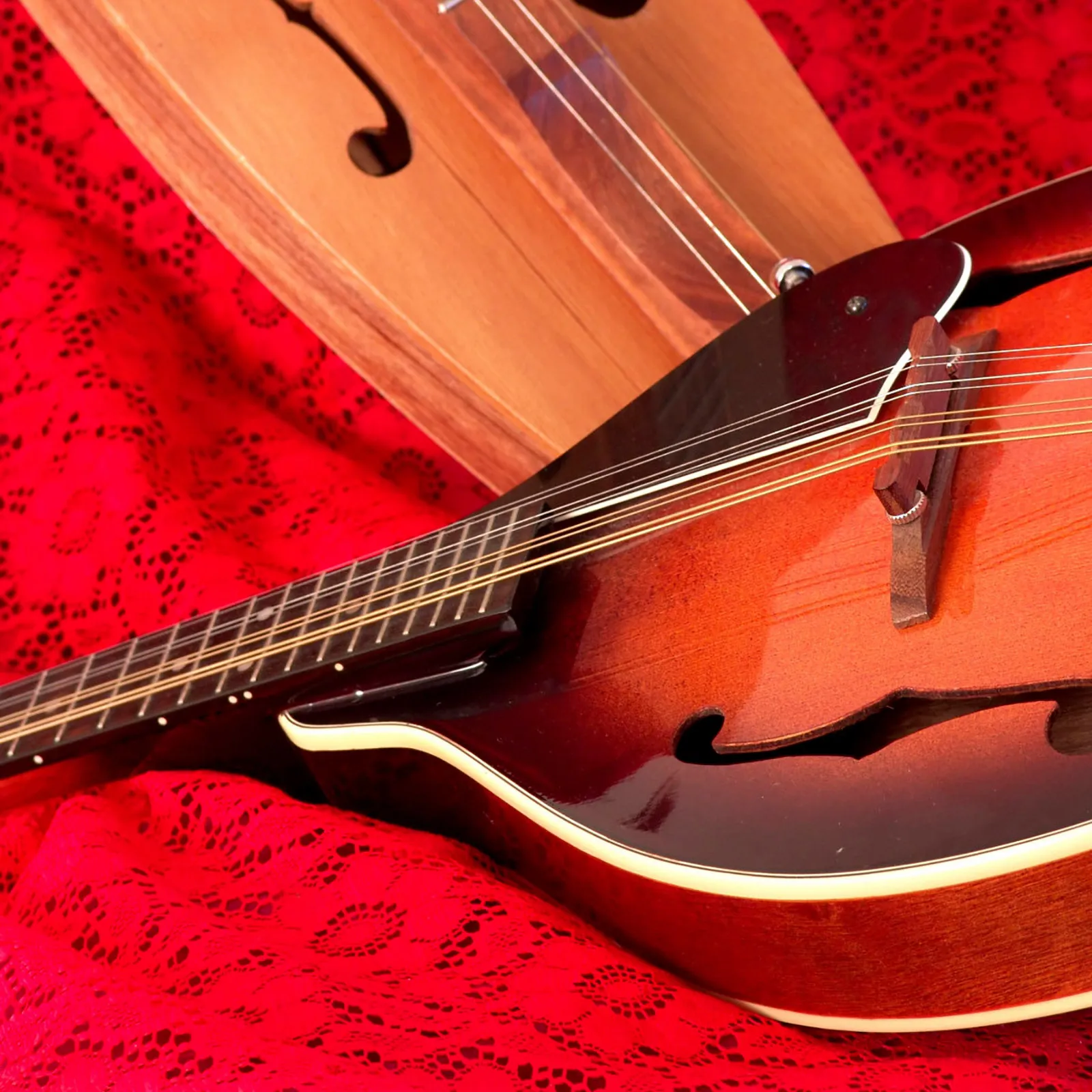 

Mandolin Red Wood Bridge Practical Replacement Easy Install Creative Mandolin Accessories Musical Supplies Adjustable Bridge