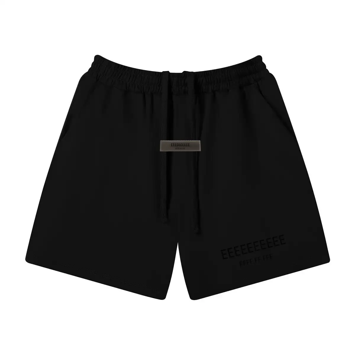 Classic brand 26SS series double line letter foam printed casual shorts, unisex, urban fashion slim fit summer work pants