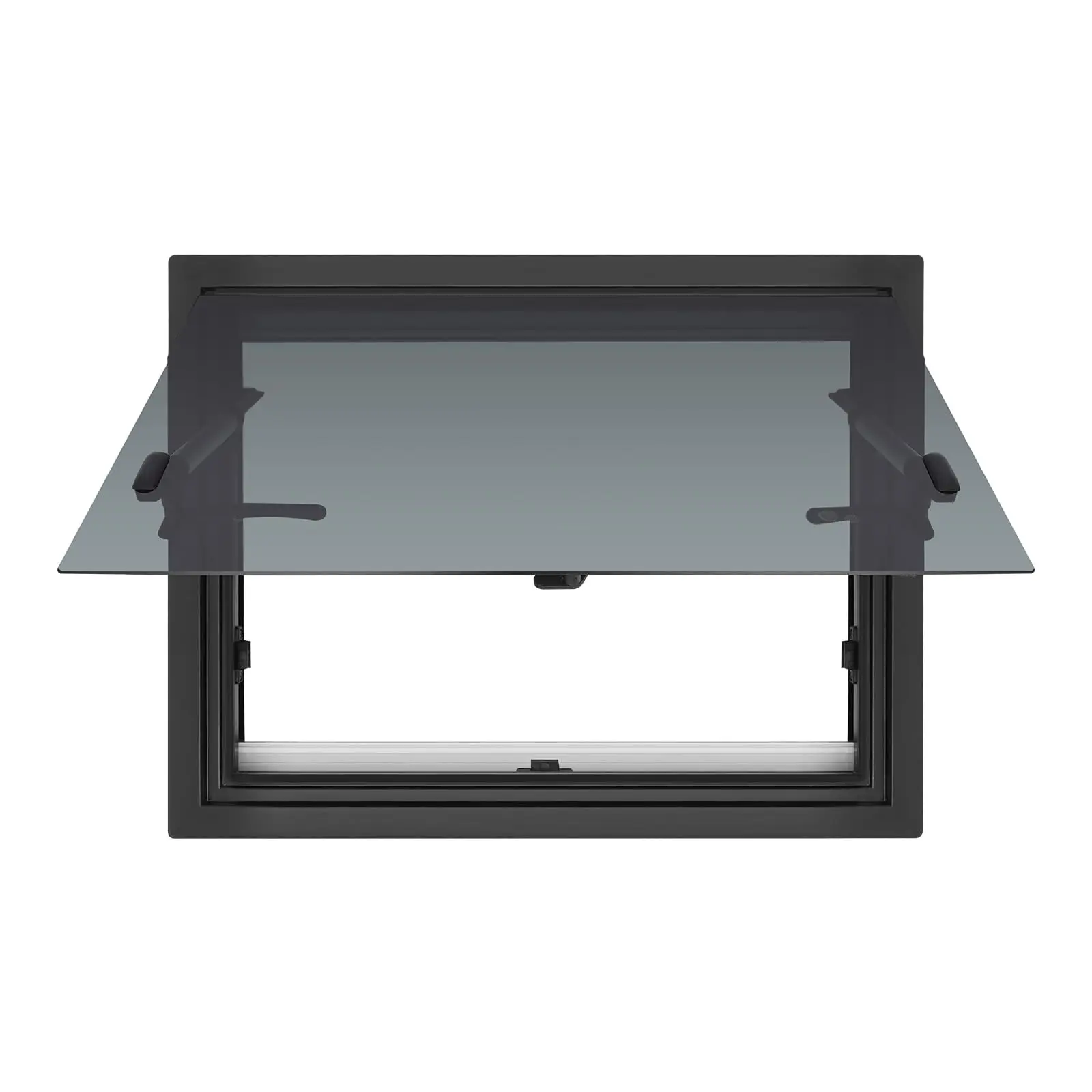 

RV Window 26"" W X 20"" H Replacement Camper Window Ultra Thick Tempered Glass Camper Emergency Window with Trim Kit RV Push Out