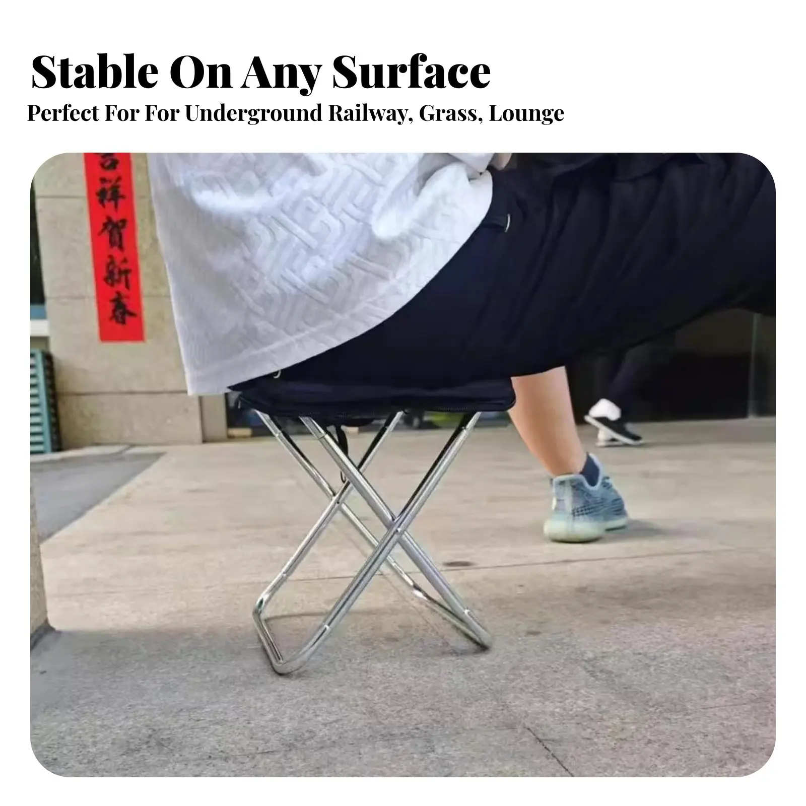 

Портативный складной походный стул с высокой грузоподъемностью для взрослых, кемперов, активного отдыха, кемпинга