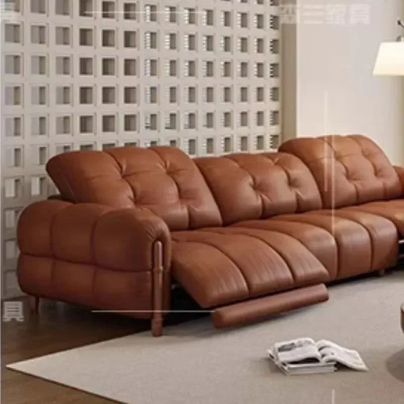 Design Waterproof Electric Sofa Loveseat Full Size Apartments Sleeper Couch Oversized Modern Relax Divano Soggiorno Furniture