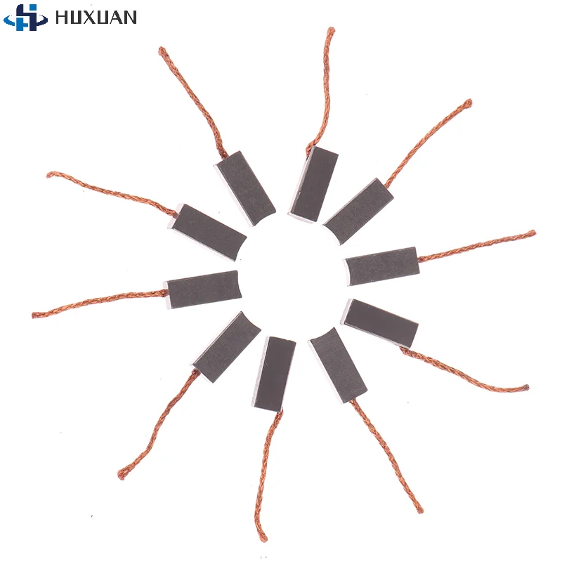 10Pcs 8*8*20mm Carbon Brush For Automobile Heater Blower Fan Air-blower Accessories