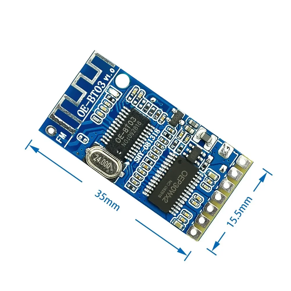 Digital Audio Module OE-BT03 for Remote Control Decoding Receivers Supports USB Flash Drive and TF Card 1W Power
