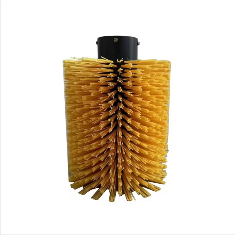 Cattle body brush with high-strength PP bristles, soft farm animal massage brush