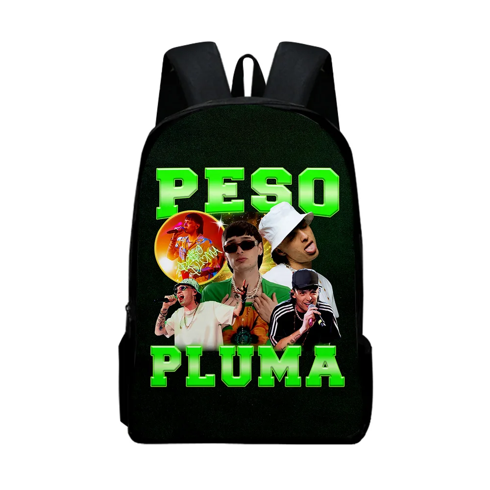 Peso Pluma Merch School zaino musicista Cute Oxford Cloth Travel Bag Style borsa a tracolla regolabile