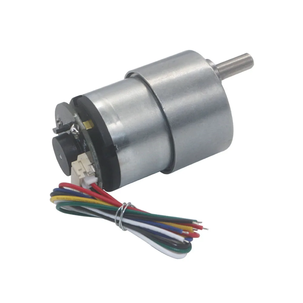 Encoder Motor DC12V Motor For DIY Projects Strong Load Capacity Versatile Operation Wear-Resistant Design Heavy-Duty Gear Motor