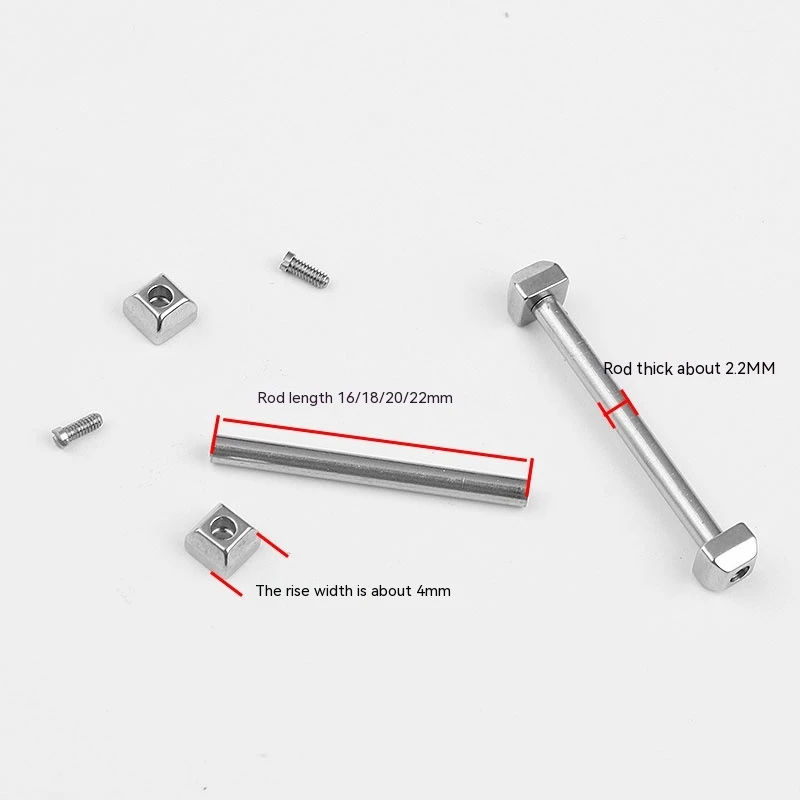 Adapted to Cartier Pasha PASHA Watch Link Shaft Stainless Steel Screw Rod Link Rod Ear Rod Fixed Shaft