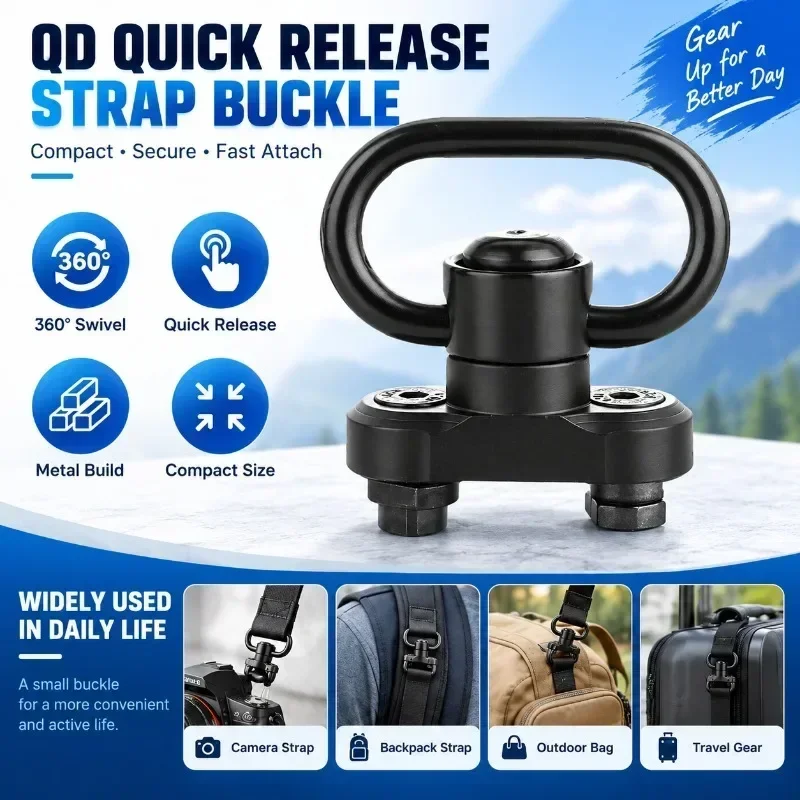 QD Connection Buckle Quick Release Floating Strap Buckle Base Hobby Model Accessory