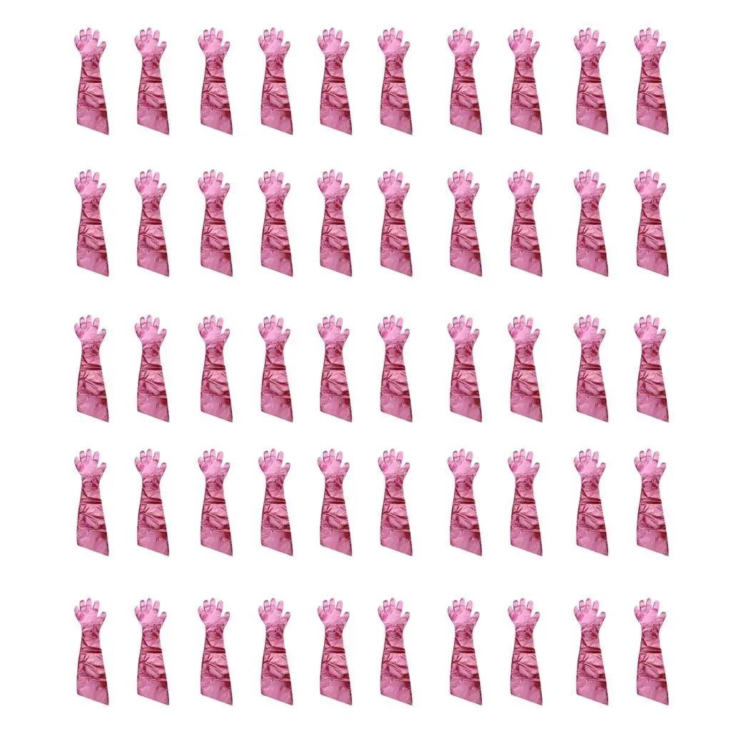 Long Disposable PE Insemination Gloves Full Arm Veterinary Shoulder Length Livestock Protection Gloves Food Grade for Breeding