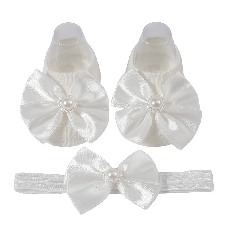 

Baby Girls Soft Sole Mary Jane Flats Bowknot Floral Princess Wedding Dress Shoes Infant Crib First Walkers