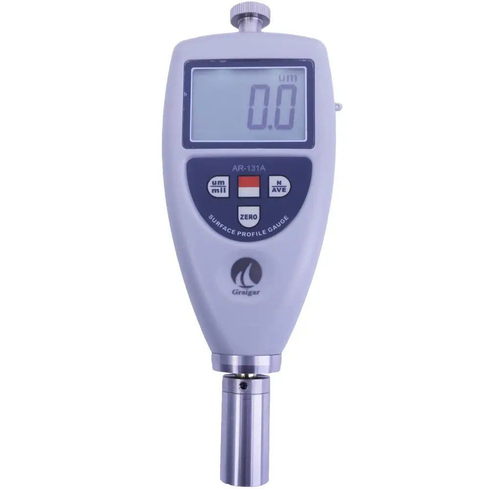 AR-131A Surface Roughness Tester Digital Surface Profile Gauge Meter Range 0 ~ 750µm/(0mils to 29.5mils)