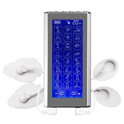 Portable 24 Modes Tens Unit Massager Low Frequency Therapy Device EMS Muscle Stimulator Massage Relax Pain Relief Fat Burner