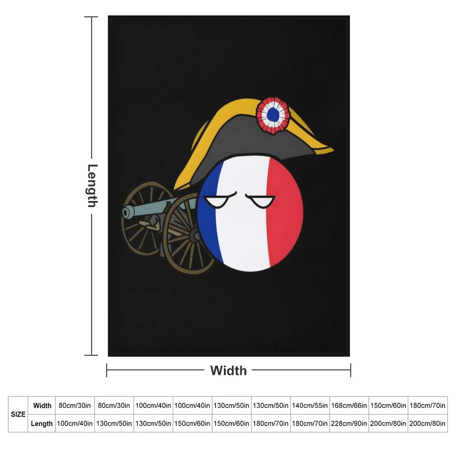 Polandball - Napoleon France Essential Throw Blanket Beach Plaid christmas gifts Blankets