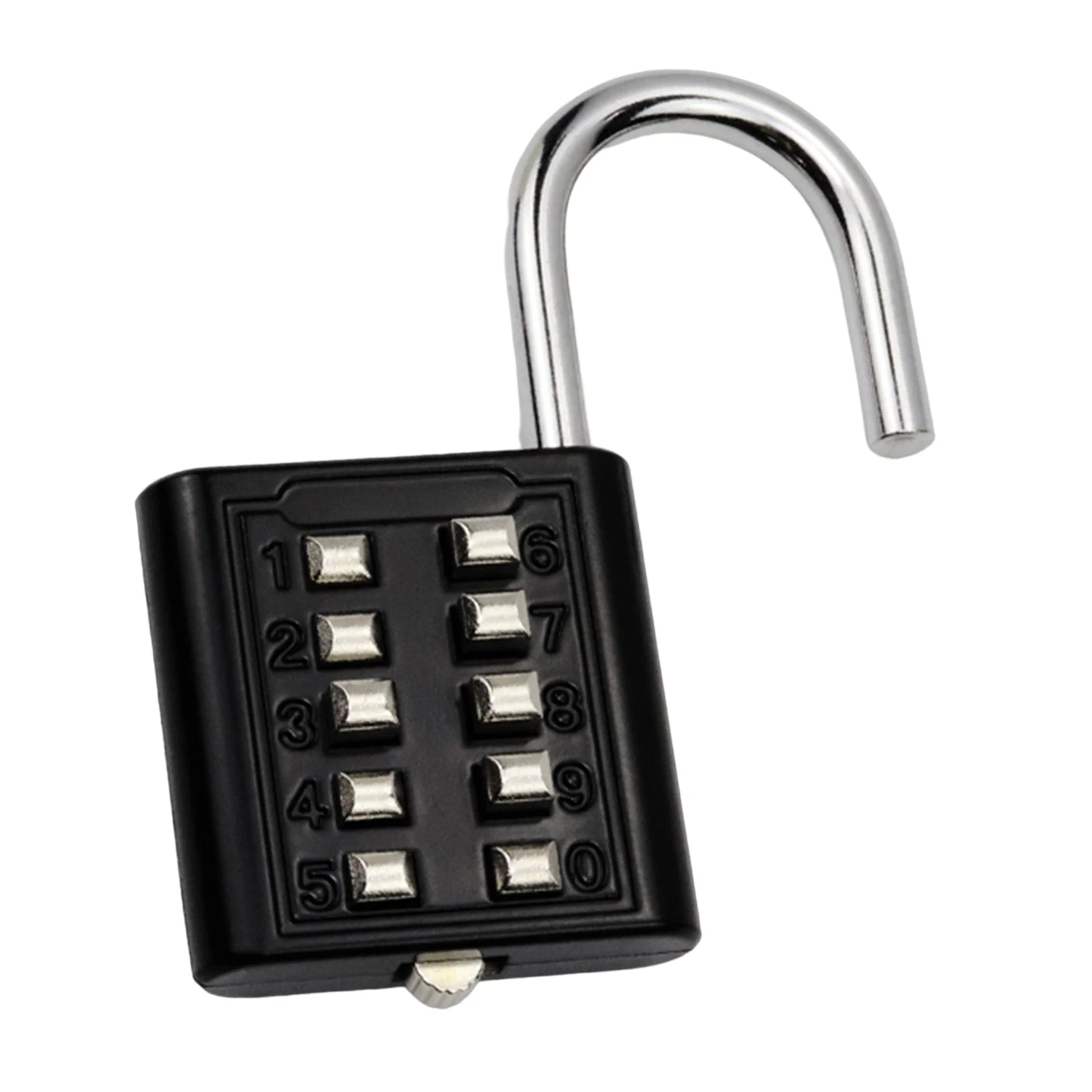 Mini Combination Padlock 5 Digit Number Password Code Dial Combo Lock Gym Locker Drawer Luggage Cabinet Toolbox Door Lock