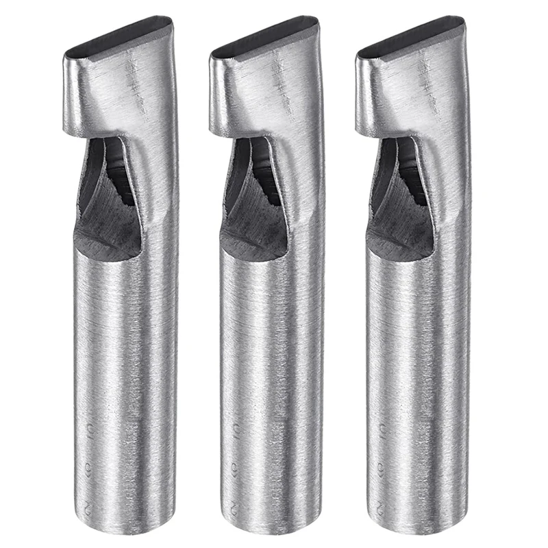 가죽 할로우 커터 타원형 구멍 펀치 다이, 스트랩 벨트 시계 밴드 가죽 공예 작업용, 5x26mm, 3 개