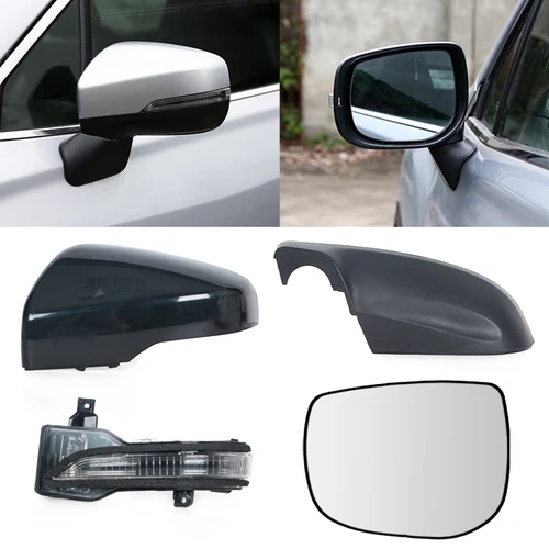 Para Subaru Forester 2019 2020 2021 espejo retrovisor lateral de coche cubierta inferior tapa luz de señal de giro lámpara lente de cristal