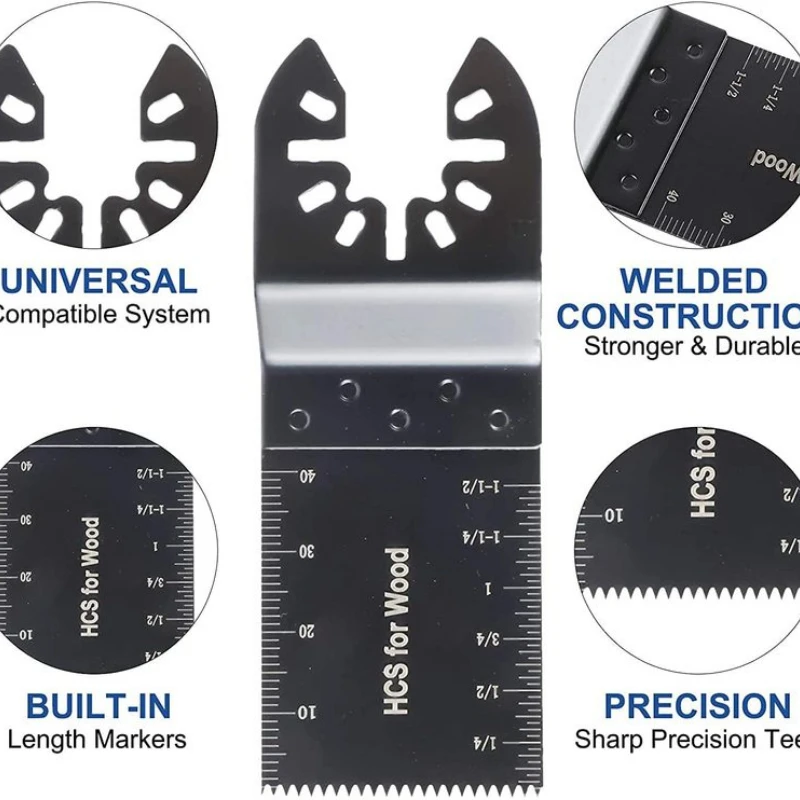 1PCS High Carbon Steel Saw Blades Various Styles Multifunctional Saw Blades for Cutting Wood Metal Oscillating Saw Blades