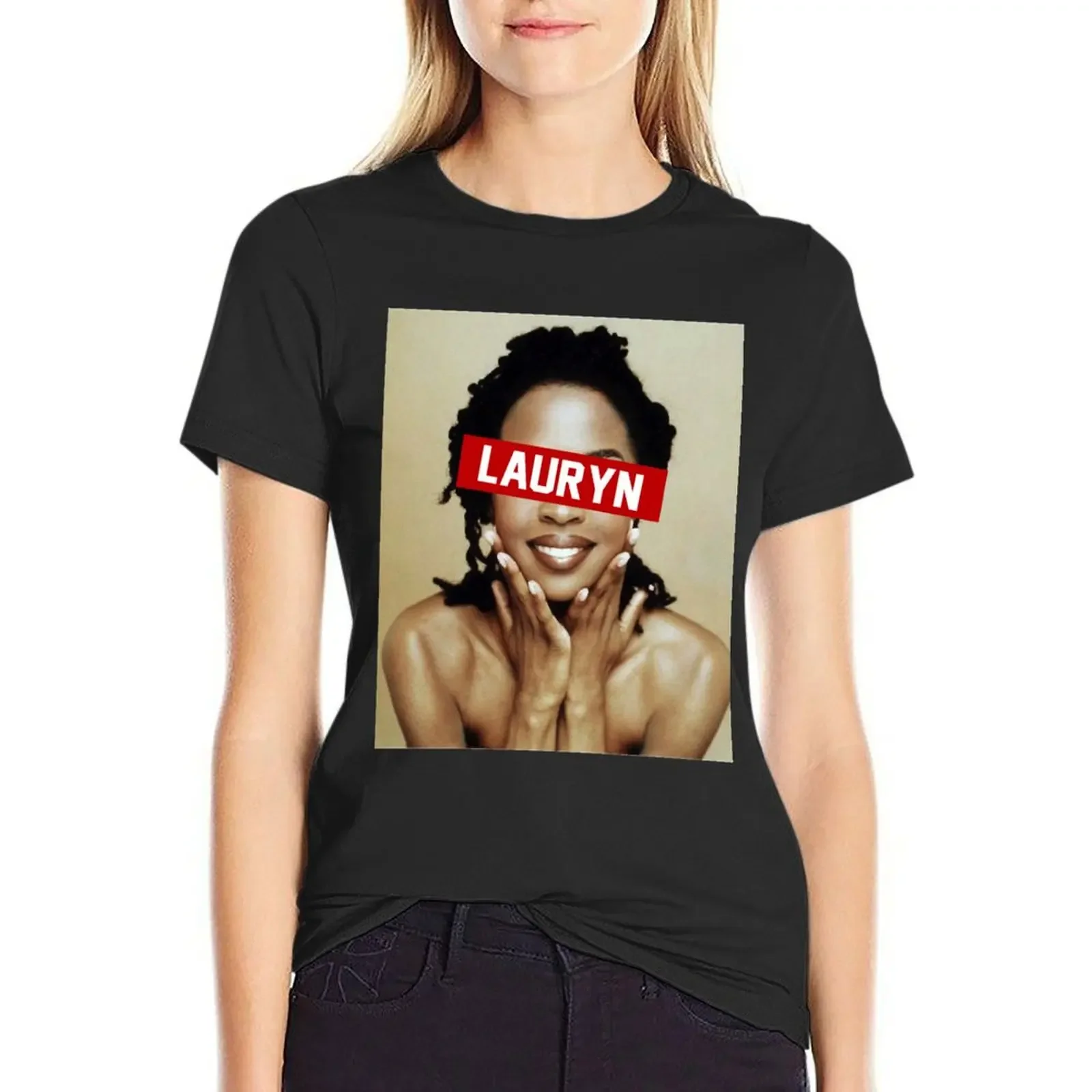 

The Famous Lauryn Hill Singer T-shirt shirts graphic tees aesthetic clothes Women clothing