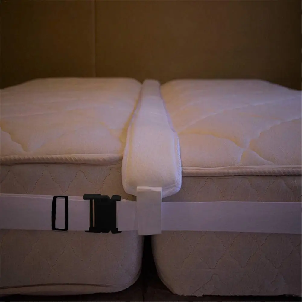 Bed Bridge Twin To King Converter Kit Bed Fixed Bed Gap Filler Mattress Connector Fasteners Straps Grippers Elastic Sets