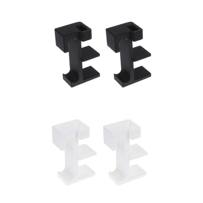 M7DF Baby High Chair Connector Replacement Set of 2 with Clip In Plastic Parts for Chair Repair and Routine Care Use