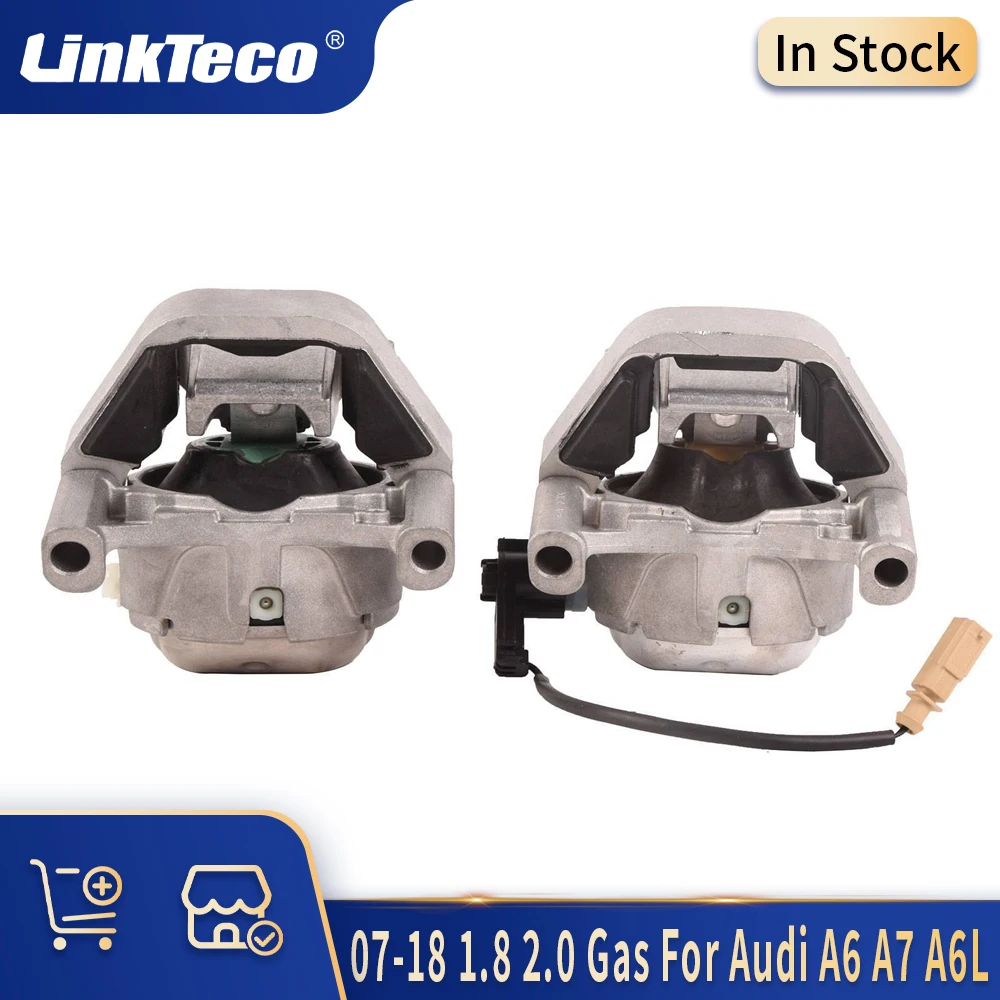 

2PCS Engine Parts Left Right Front Motor Trans Mount set Fit 07-18 1.8 2.0 L T Gas For Audi A6 A7 A6L 4G2 4GC 4G5 4GD 4GA 4GF