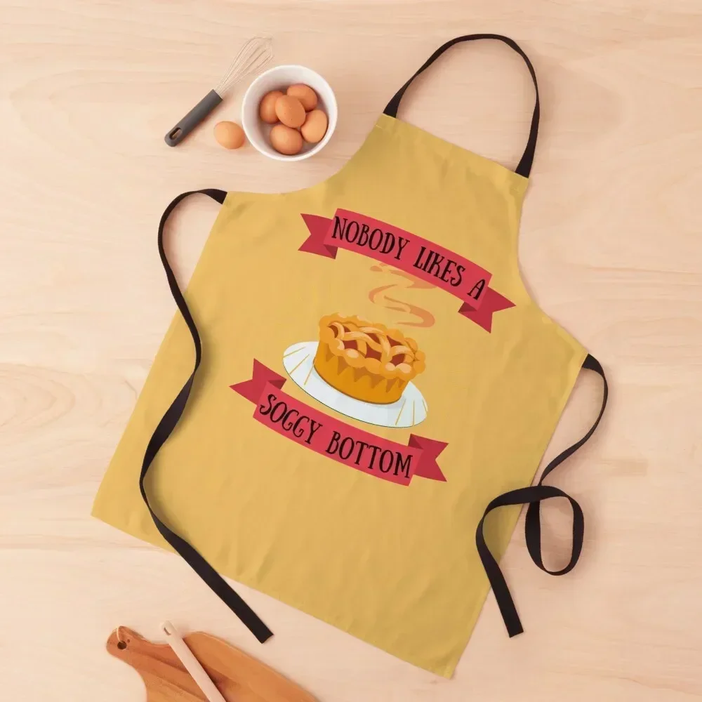 

Nobody Likes A Soggy Bottom Apron Home Supplies for women with pocket Apron