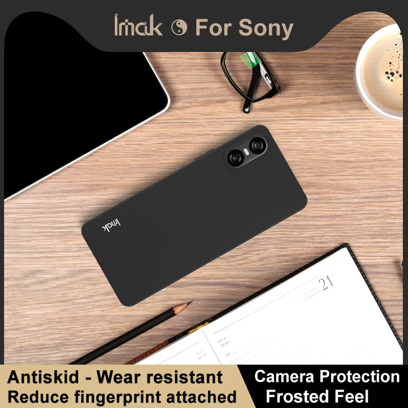 imak For Sony Xperia 10 VI Case Soft Silicone Phone Cases For Xperia 10 VI TPU Back Cover Coque Fundas Bag Capa Protector Чехол