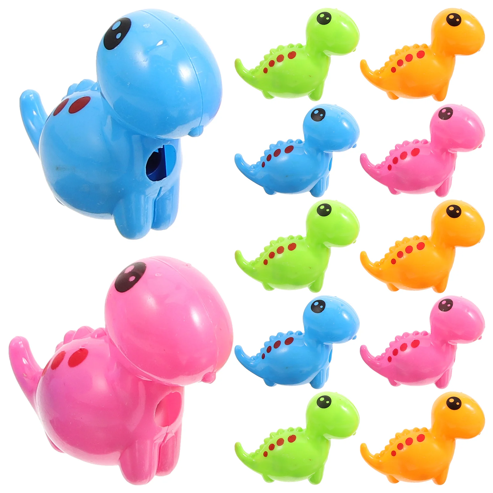 12 Pcs Cartoon Dinosaur Pencil Sharpener Sharpening Tool School Supplies for Girl Colorful Sharpeners Single Hole