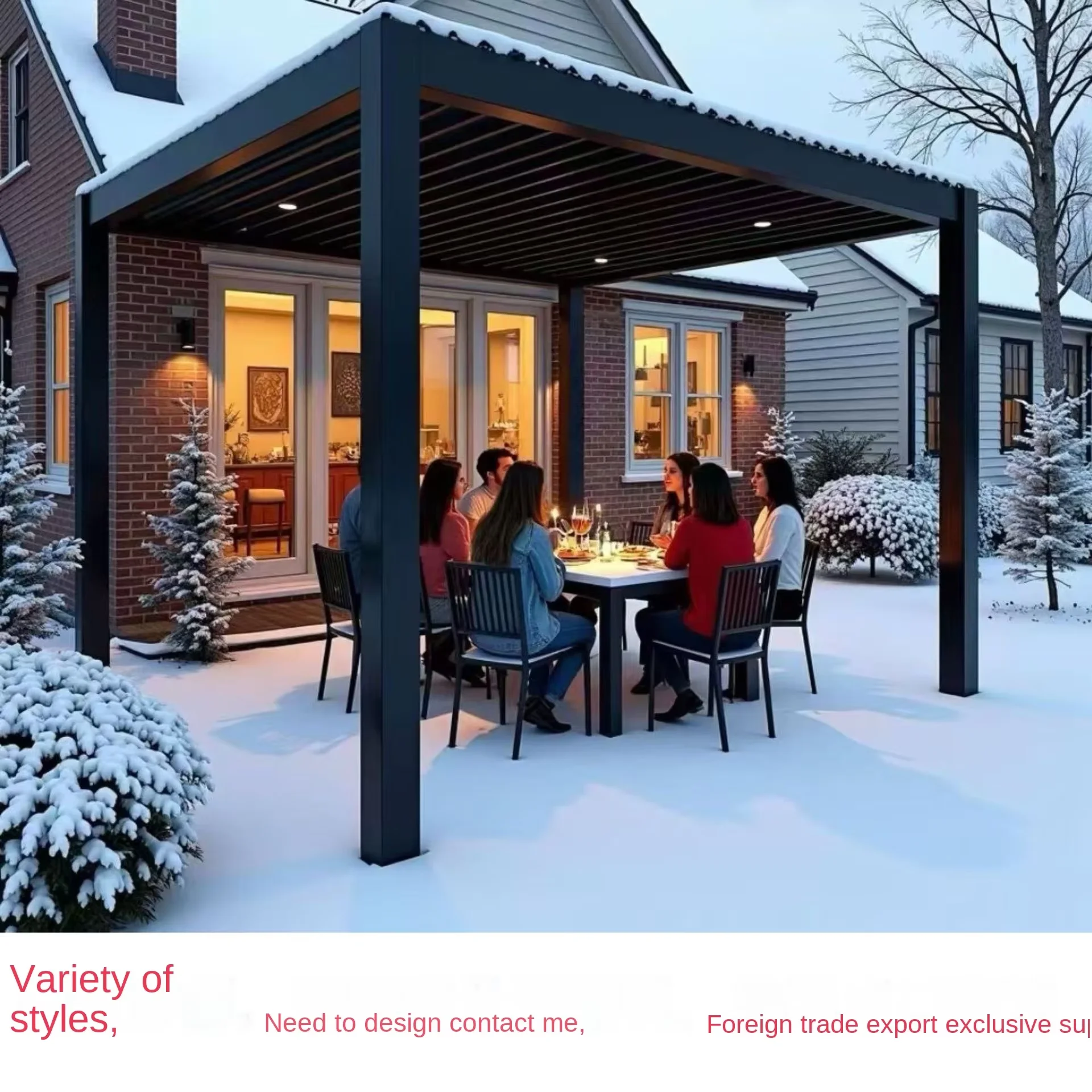 Pergola Aluminium Kustom Terdi - Outdoor Furniture Aluminum ulasan dan harga