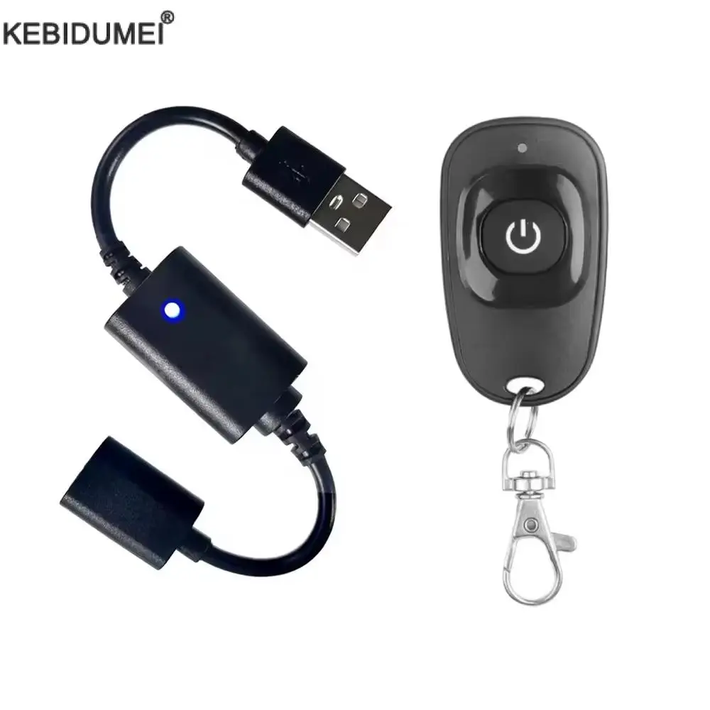 

DC 5V USB Wireless RF Remote Control Switch Relay Driver Power DIY For USB LED Light Strip Reading Lamp Light Fan Toggle Model