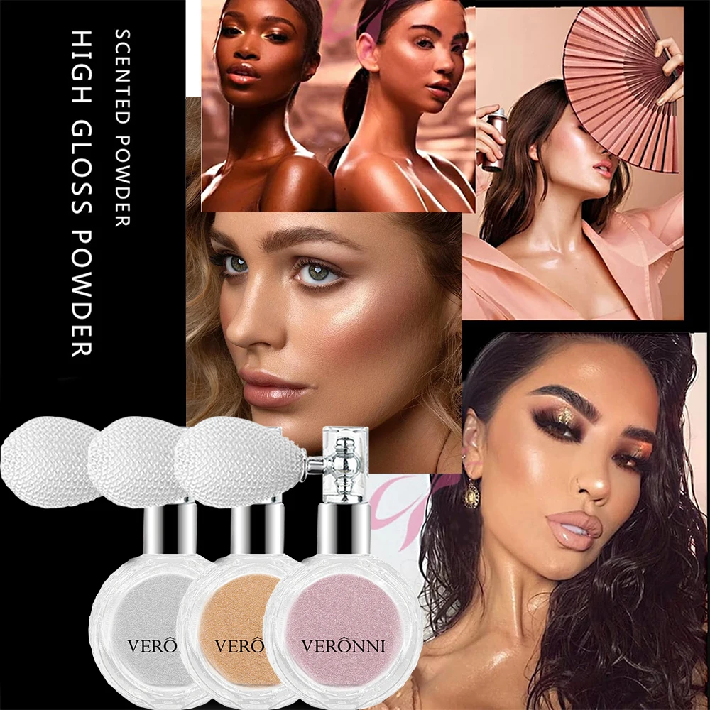 Hochglanz Körper Diamant schimmernden Spray Pulver Highlight Puder Make-up geeignet für Gesichts-und Körper haut Haar Kleidung Kosmetik