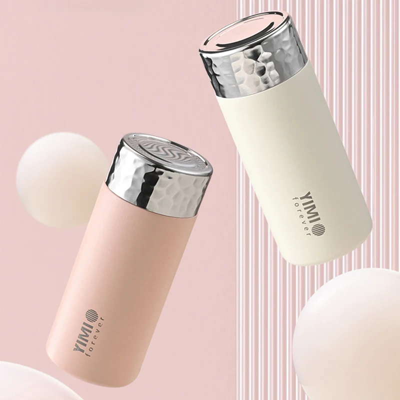 

316 Stainless Steel Water Bottle 220ml/330ml Portable Vacuum Cup Insulated Tumbler Cup Small Thermos Bottle For Coffee Water Use