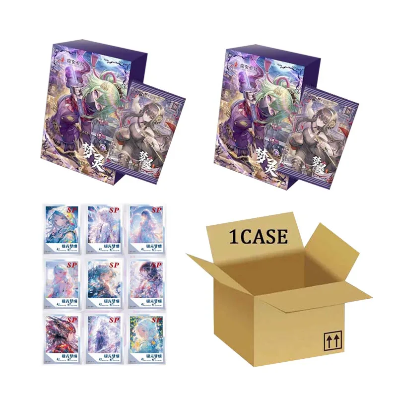 

Wholesale Goddess Story Collection Cards Case Witch Card Club Meng Ling Hot Stamping Card Lovely Charming Anime Card Kids Toys