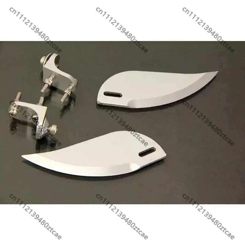 92mm Aluminum Alloy Steering Assist Turn‑Fin, RC Gas‑Powered O‑Speed‑Boat Water‑Blade Accessory For Sharp‑Turn Modification