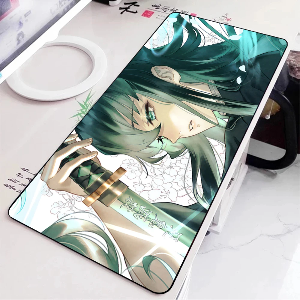 muichiro Mousepad HD Printing Computer Gamers Locking Edge Non-slip Mouse Pad XXL90x40cm Keyboard PC Desk Pad