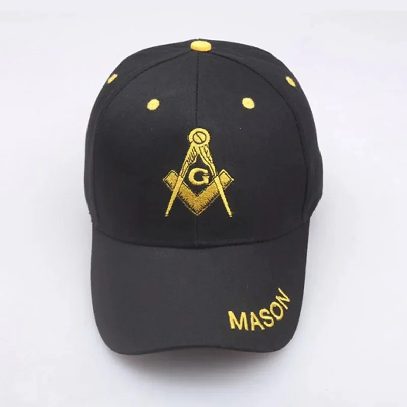Freemason Symbol G Templar Freemasonry Hat New Embroidery Masonic Baseball Cap fashion casual Men Women Snapback hats