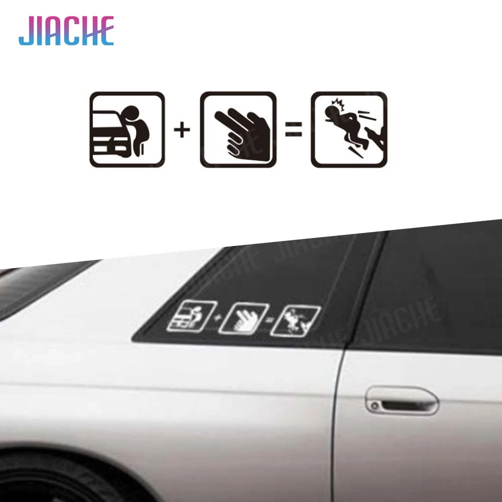 

Car Styling Fashion Funny Decoration Car Accessory Don't Touch My Car Baby in Car Creative Reflective Stickers Car Body Decal