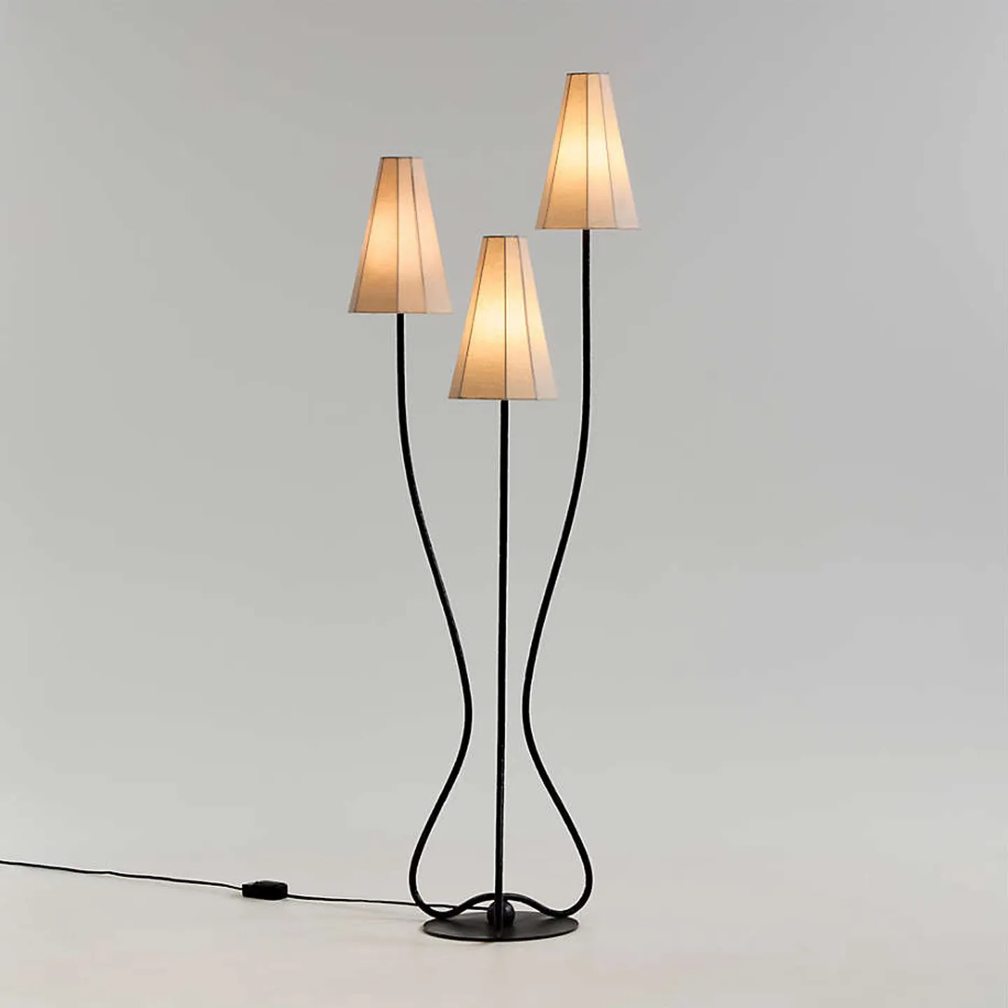 Retro floor lamp, living room bedroom bedside lamp, simple lamp study decoration