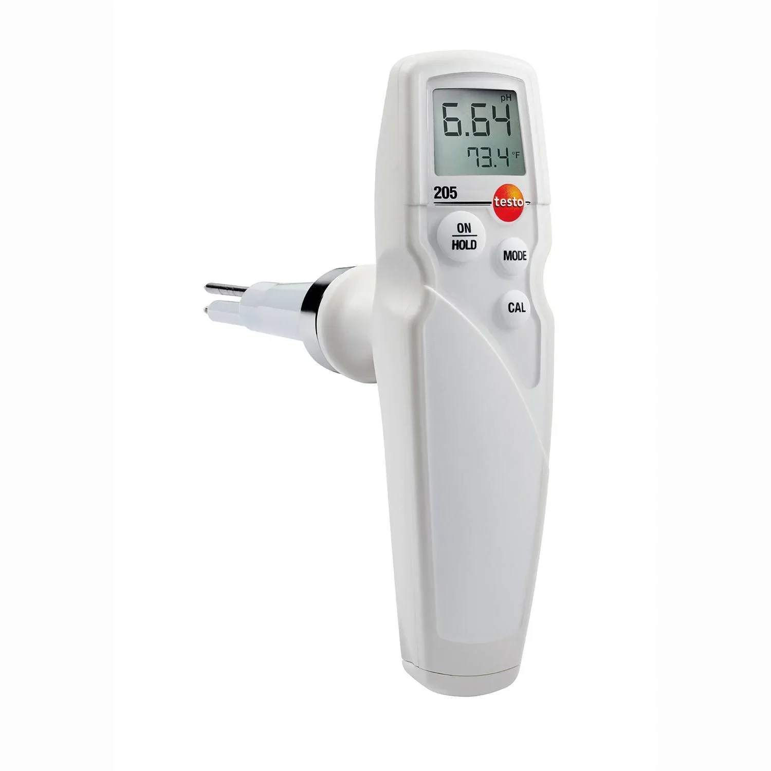 Testo205 Digital Semi-solid PH Meter PH Analyzer pH/Temperature Tester 0563 205