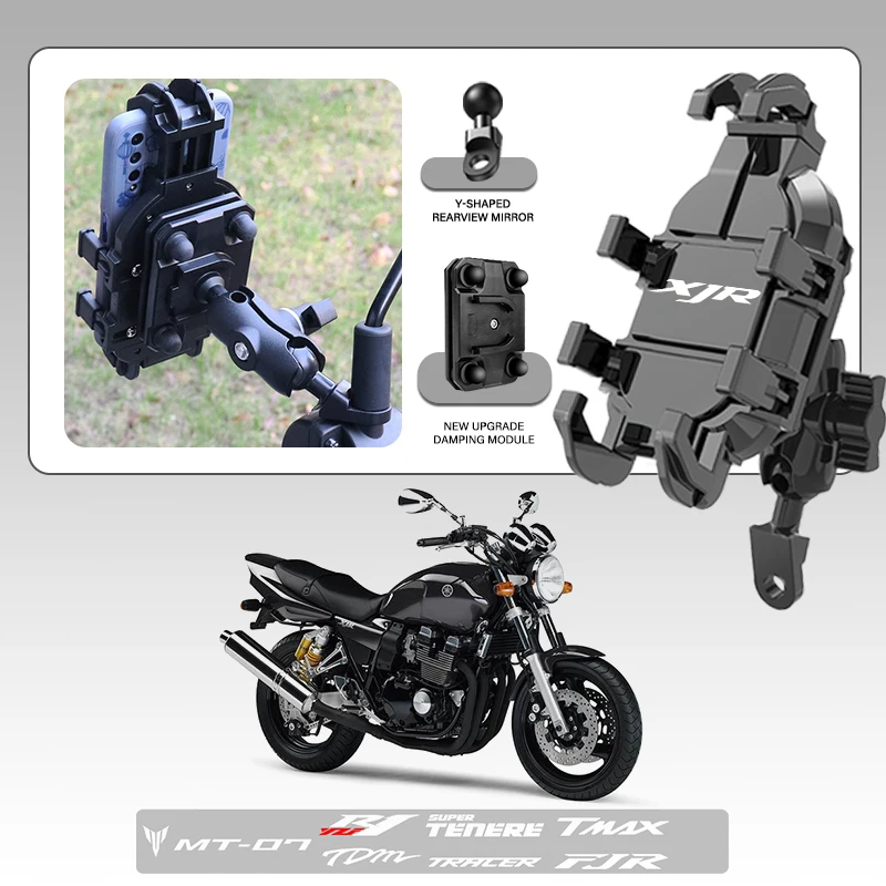 

High-Grade Mobile Phone Holder GPS Stand Bracket Motorcycle Accessories For YAMAHA XJR1300 XJR1200 XJ6N XJR300 XJR 1300 1200