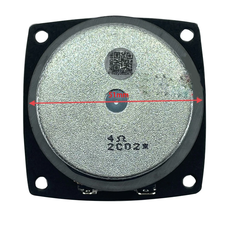 Altavoz de frecuencia de rango completo de 2,25 pulgadas y 60mm, altavoz de lavabo tejido con borde de goma de 4Ohm y 15W, piezas de bricolaje para cine en casa de alta calidad