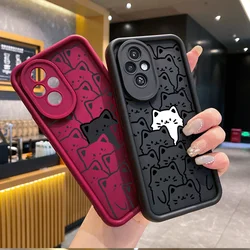 Cartoon Graffiti Bear Couple Phone Case for Honor Huawei 200 90 Lite Mate 20 Pro Nova 10 P20 30 40 9X X8 4G 5G Paired Soft Cover