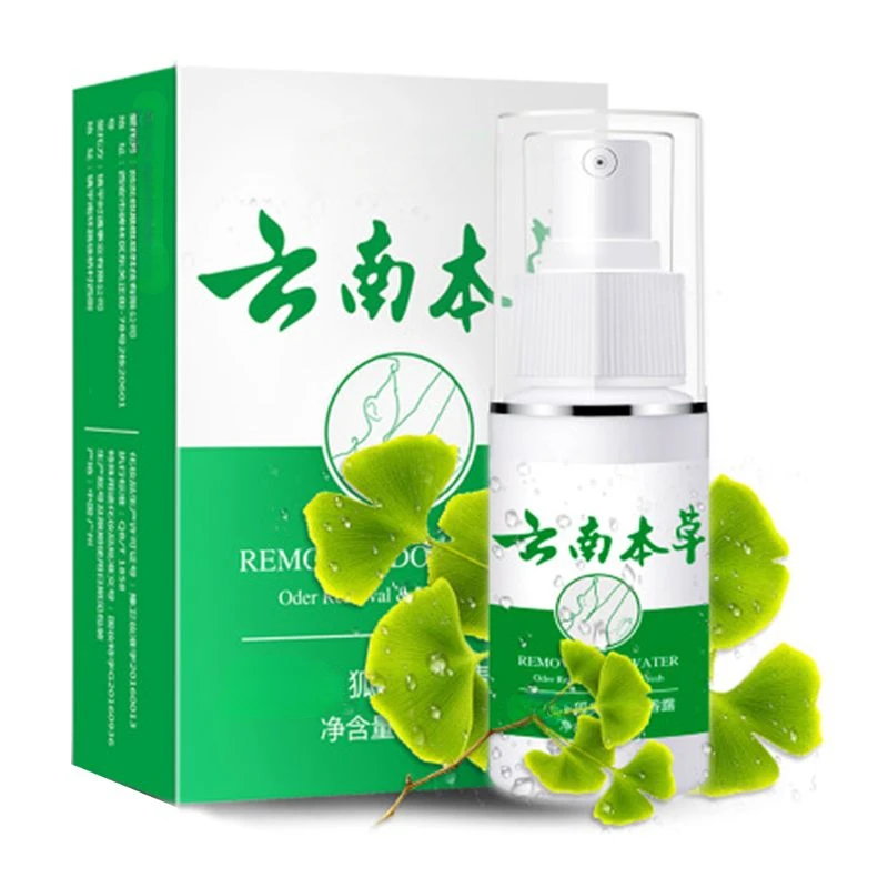 Yunan Natural Herbel Odor Remover Spray Armpit Underarm Smell Removal Refresh Body Deodorant Lotion Liquid Summer Sweat Women