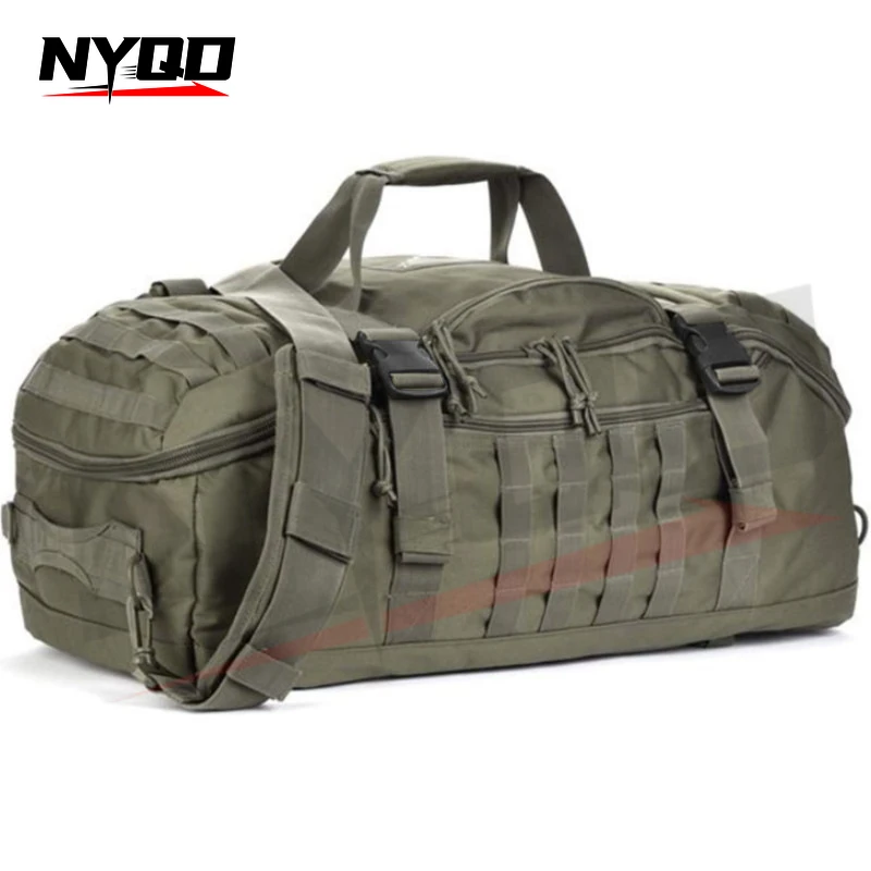 

Oulylan 45L Camping Backpacks Men Tactical Backpack Waterproof Hiking Travel Climbing Rucksack Sports Gym Duffel Bag