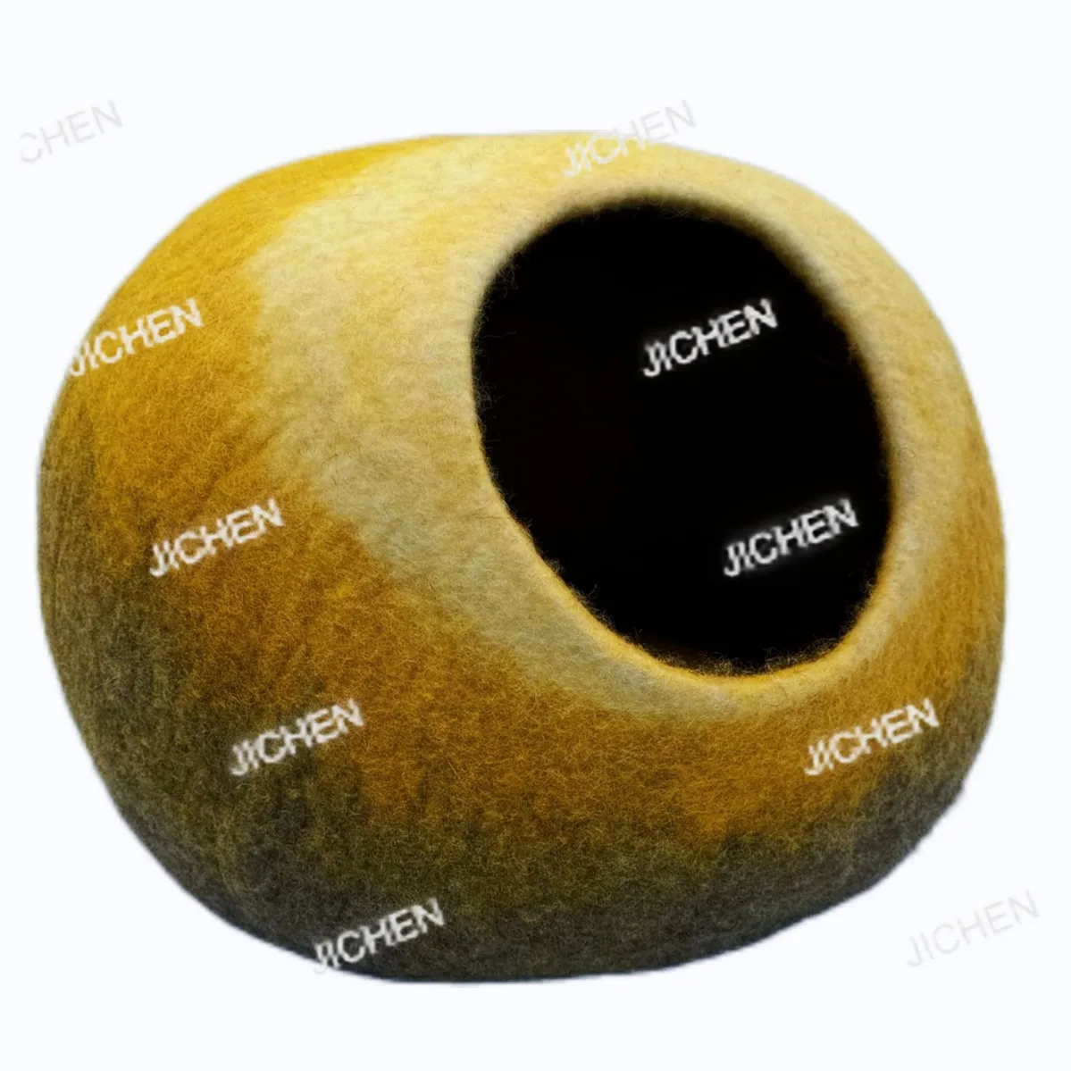 

Шерстяной фетр для кошачьего туалета, Непал, принадлежности для домашних животных ручной работы, постепенное изменение цвета, кошачий домик, игрушка для кошек, туалет для домашних животных