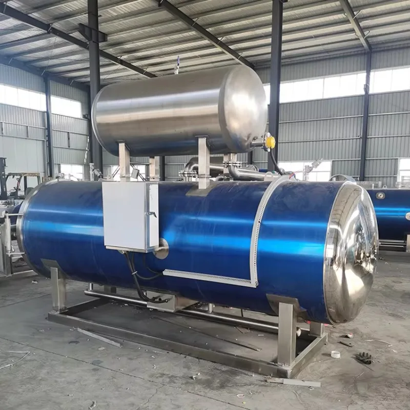 New product launch High temperature sterilizer Milk dry distillation sterilizer Single layer water spray dry distillation