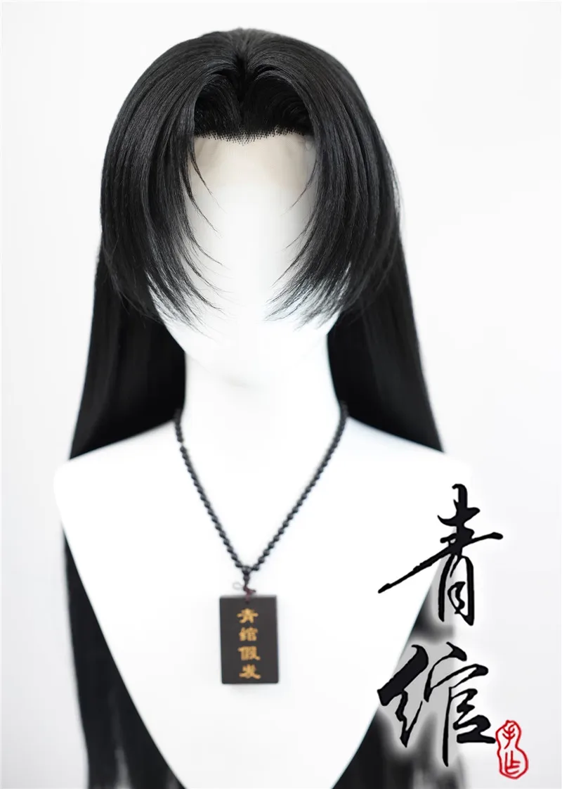 Already Styled Wig Anime Kochou Kanae Cos Wig Synthetic Black Long  Cosplay Hair Butterfly Headwear Halloween Cos Props Gift