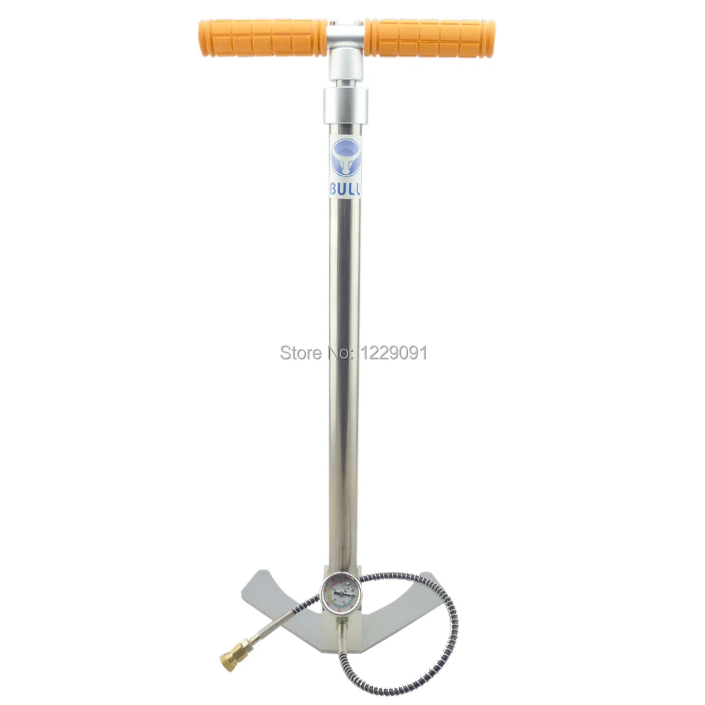 

BULL hand pump high pressure pcp rechargable, Valve Gauge & Hose 4500psi - factory outlet on sale