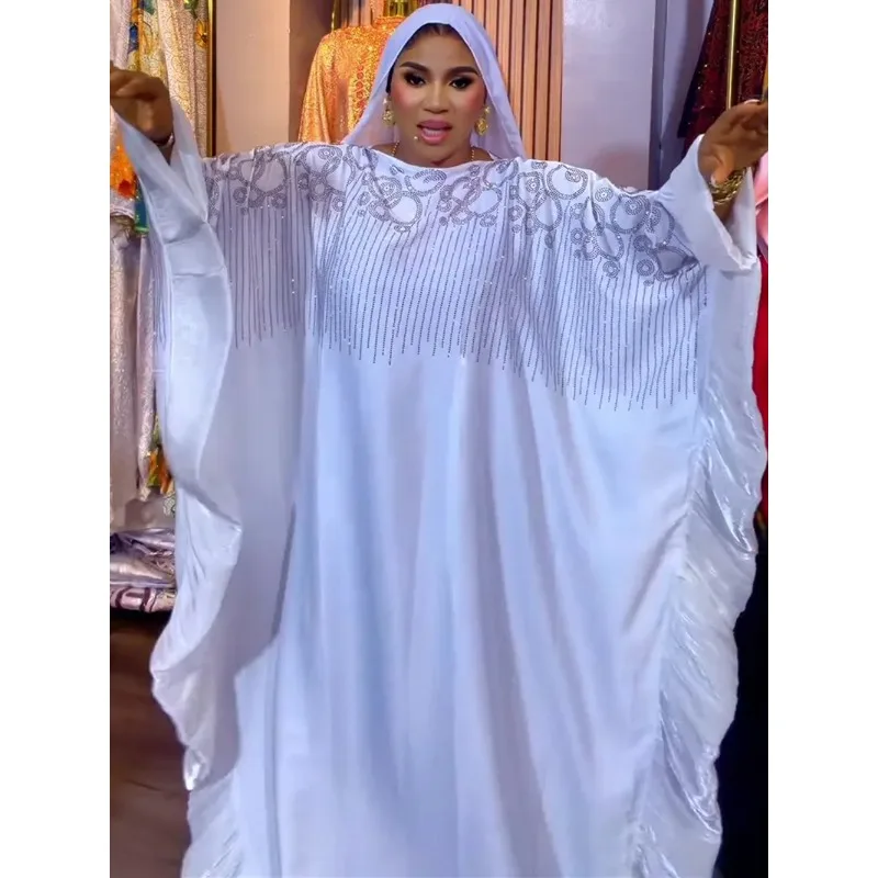 

African Dresses for Women Traditional Africa Clothing Dashiki Ankara White Gown Abayas Robe Muslim Kaftan Maxi Long Dress 2026